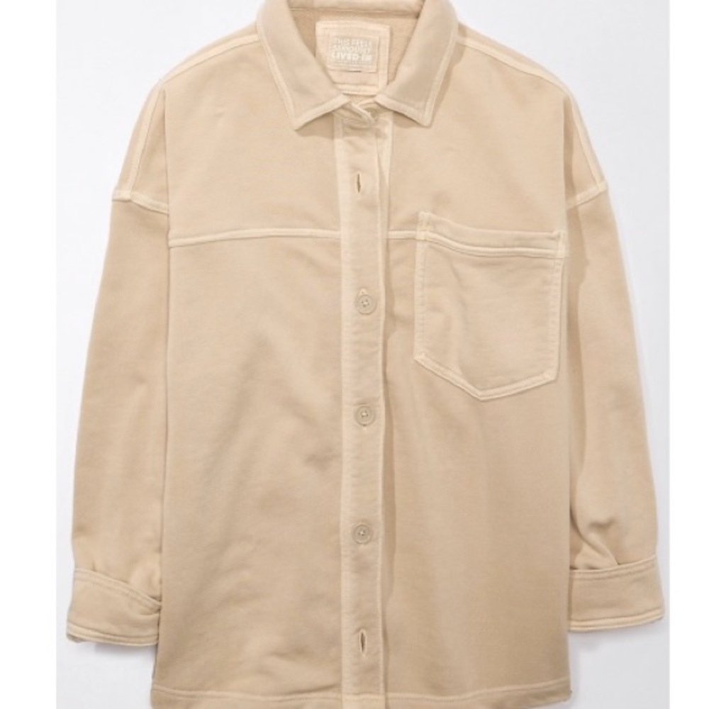 American Eagle Fleece Shacket